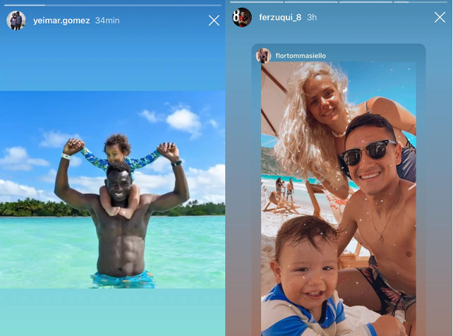 Así pasan sus vacaciones los jugadores de Colón y Unión