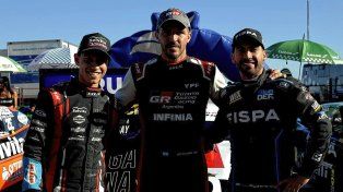 Diego Ciantini, Matías Rossi y Julián Santero fueron los más rápidos sobre el trazado pampeano.