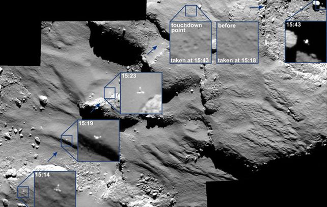 Para los científicos la superficie del cometa 67/P Churyumov-Gerasimenko es muy diferente a lo que pensaban hasta ahora.