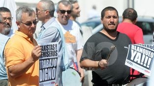 Una mañana con marchas y caos en el centro santafesino