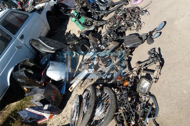 Secuestraron decenas de motocicletas robadas en la ciudad