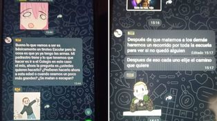 Alumnos planificaban una masacre en una escuela bonaerense: los chats reveladores