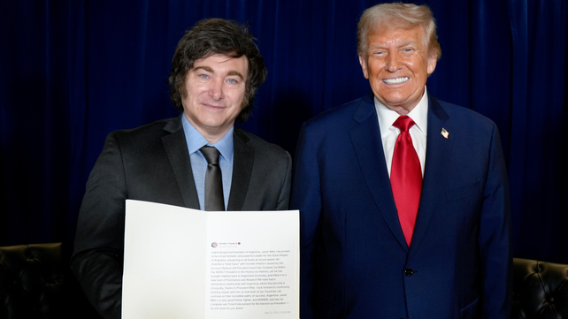 Milei se reuni&oacute; con Donald Trump