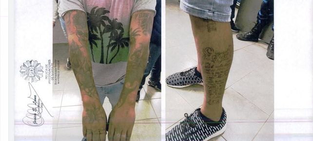 Mansilla tiene tatuajes en todo su cuerpo.