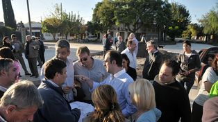Apertura de calles: avanzan los trabajos de pavimentación