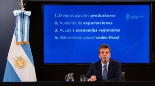 El ministro de Economía, Sergio Massa.
