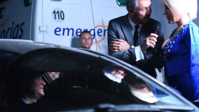 Javier Milei fue a buscar a Fátima Florez al Bailando y en redes notaron el estado de su auto.