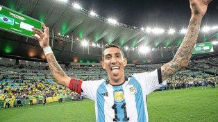 Ante Brasil, Di María disputó su último partido por eliminatorias sudamericanas.