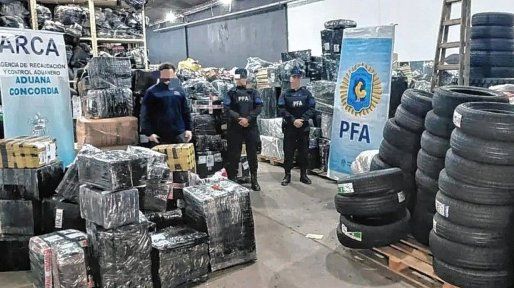 Concordia: incautaron mercadería valuada en más de $580 millones durante un operativo en la Ruta 14