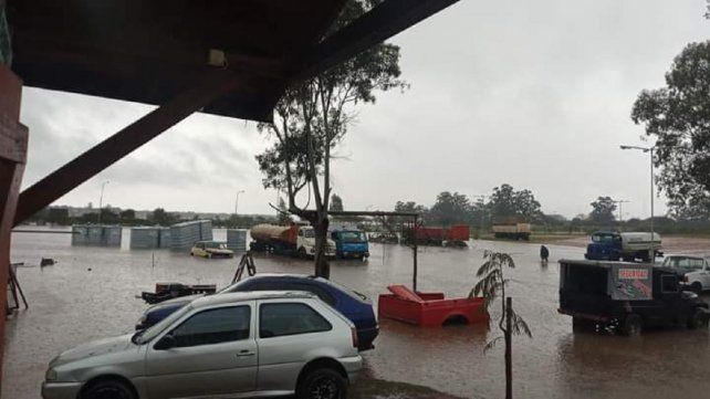 Un temporal causó inundaciones en Federación