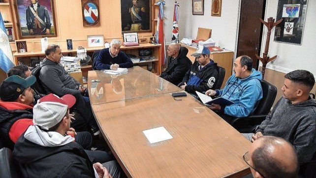 El intendente José Lauritto recibió a los trabajadores de Granja Tres Arroyos.