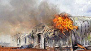 Corrientes: se incendió una planta de la empresa Playadito