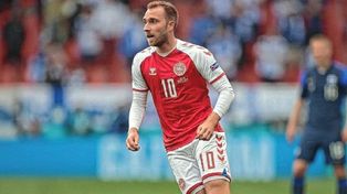 Christian Eriksen volvió a desplomarse durante un partido