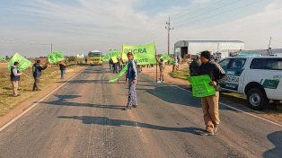 Despidos. El viernes de la semana pasada, los trabajadores nucleados en la Uocra cortaron la ruta provincial 70.