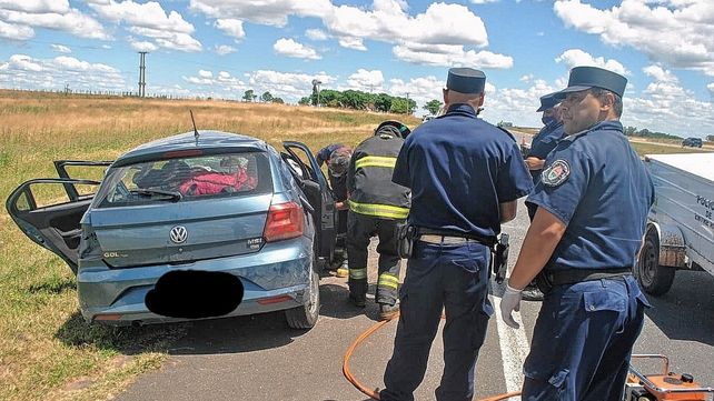 En un accidente en la autovía Artigas falleció una mujer