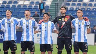 Lautaro Vargas, titular en el triunfo de la Sub 20 ante Paraguay en un amistoso