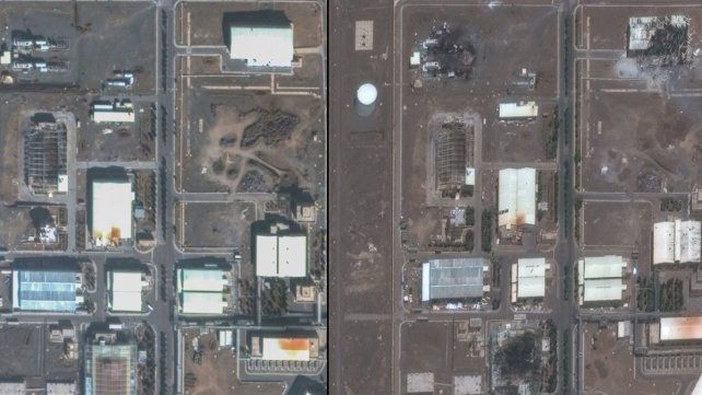 Tras los bombardeos de Israel en Natanz