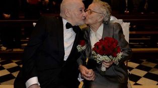 Una pareja italiana se casó tras reencontrarse 70 años después gracias a Facebook