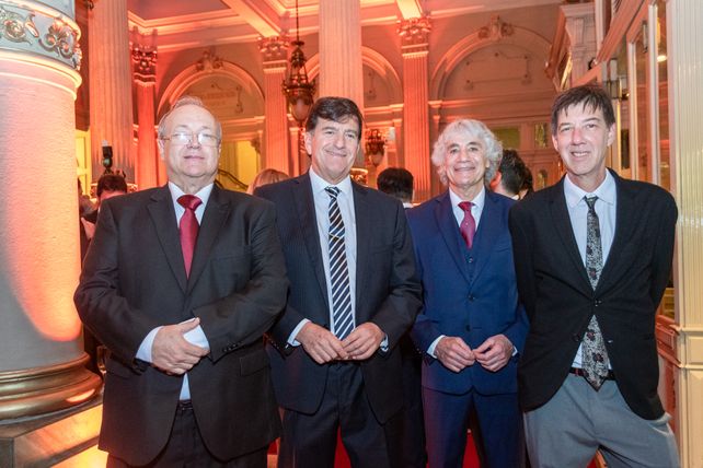. Gabriel Postiglione, Lisandro de la Vega, Jorge Mattos y Pablo Montini