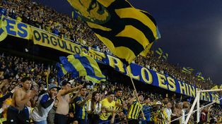 Central exhibe una multitud cada vez que el equipo se presenta en el Gigante de Arroyito.