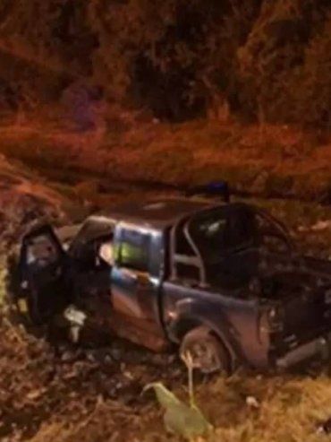 Villaguay: tres adolescentes heridos tras perder el control de una camioneta y caer a un zanjón