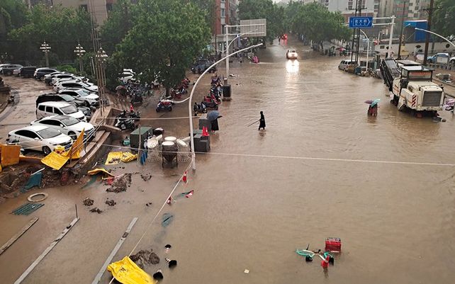 Impactantes imágenes de las inundaciones en China