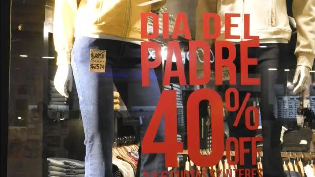 Las ventas por el Día del Padre descendieron 1,2% respecto al año pasado
