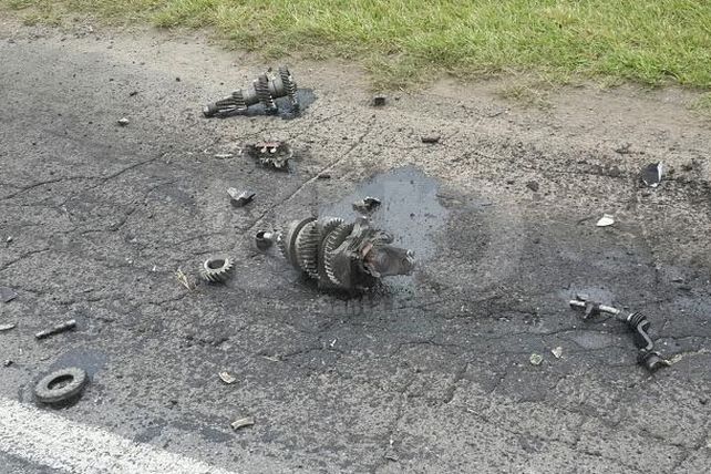 Un muerto por el choque de dos camiones en la autopista Santa Fe-Rosario