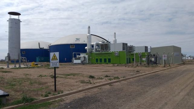 La planta de biogás aportará 2MW de potencia a la red venadense.