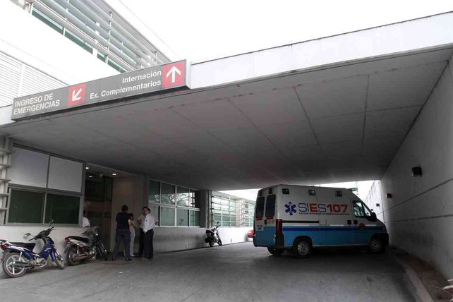 El herido fue llevado al Heca.