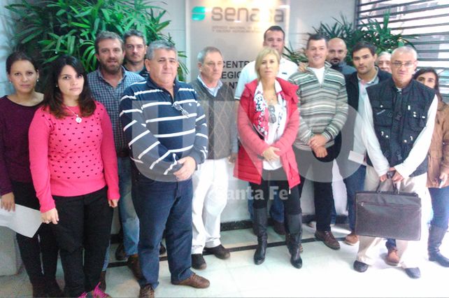Delegados y empleados de Senasa Centro Regional Santa Fe.