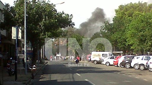 La Corriente Clasista y Combativa realizó diferentes cortes de calles en la ciudad
