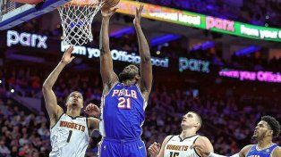Philadelphia tuvo una gran actuación para vencer a Denver, actual campeón de la NBA.
