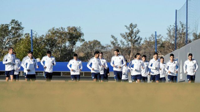 Almirón probó con Barco de volante en Boca