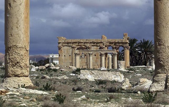 Demolido. El templo de Baalshamin