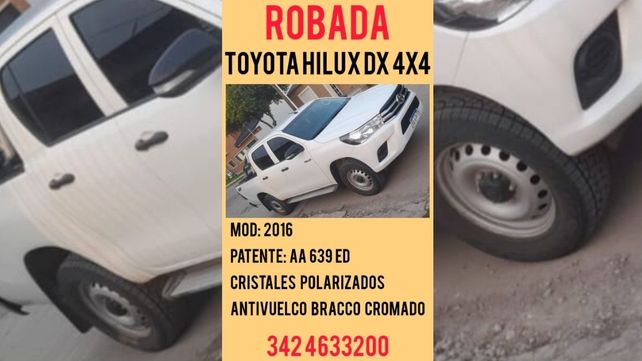 B° Candioti: le robaron la llave de su casa que estaba en su vehículo, desvalijaron su casa y se llevaron la camioneta