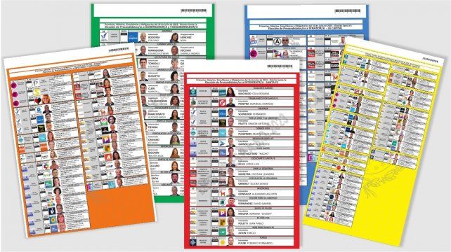Cuenta regresiva para las PASO 2023: buscá y conocé cómo serán las boletas de los distintos precandidatos