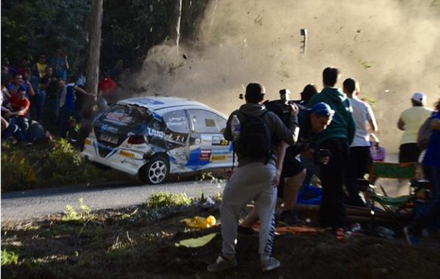 La imagen del terrible accidente.