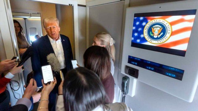 Donald Trump habló sobre Cuba a bordo del Air Force One