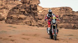 Kevin Benavides terminó octavo en la primera etapa del Rally Dakar.