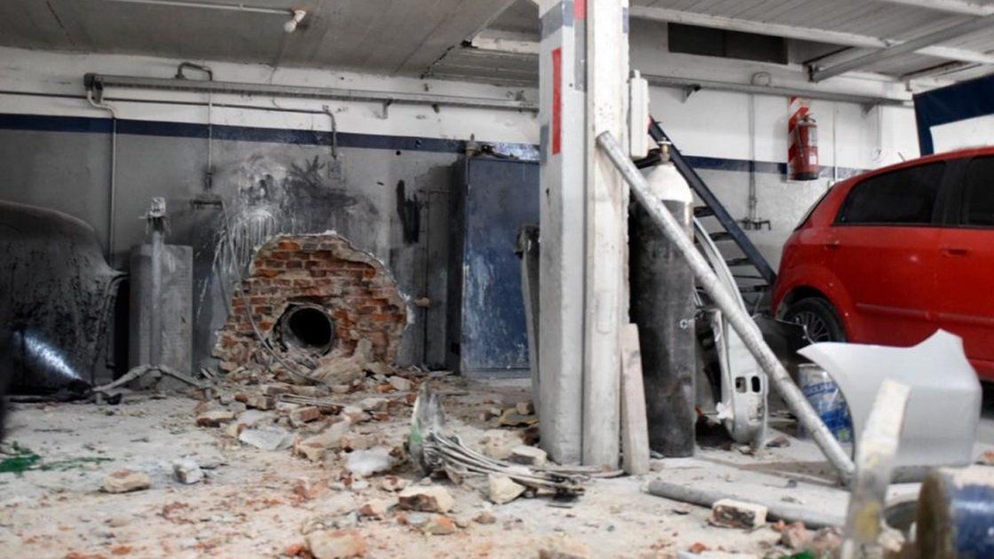 Fuerte explosión de una caldera en un lavadero industrial en la zona sur