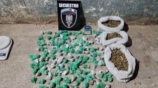 Una balacera denunciada al 911 terminó con un detenido y el secuestro de armas y drogas
