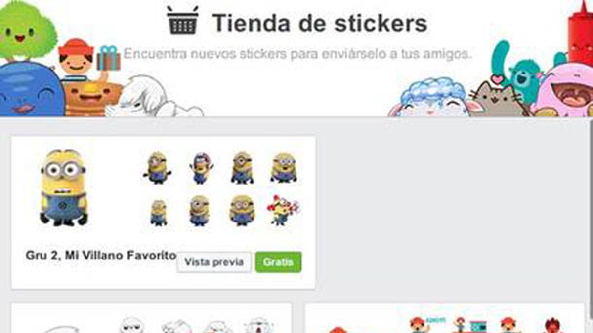 Stickers para shop facebook gratis