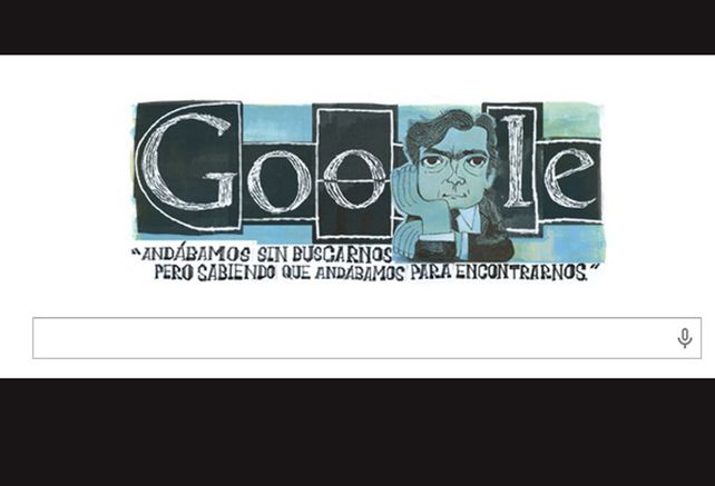 Google conmemora el aniversario N°100 del nacimiento de Julio Cortázar