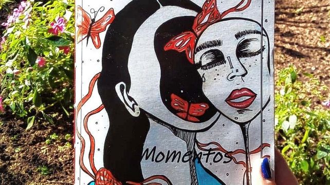 Momentos,  el libro de Noelia González con una impronta artesanal