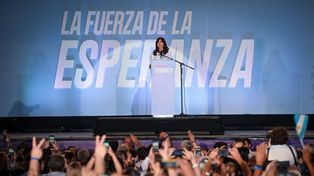 Días atrás, en La Plata, la vicepresidenta encabezó el acto por el Día de la Militancia.