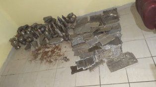 Recuperaron placas robadas del cementerio de Villa Urquiza.