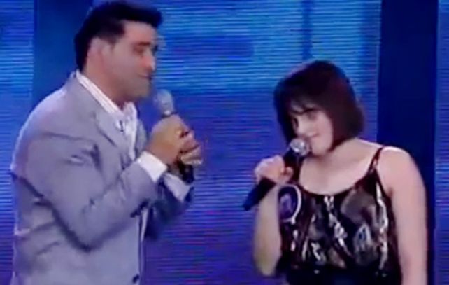 Mar de lágrimas por una chica no vidente en Soñando por cantar