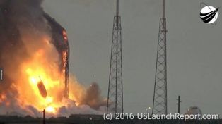 Otro cohete de SpaceX estalló en la rampa de lanzamiento
