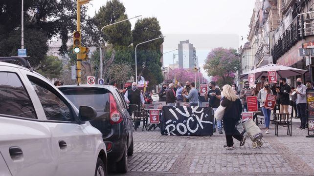 Protesta de gastronómicos y hoteleros en Paraná&nbsp;